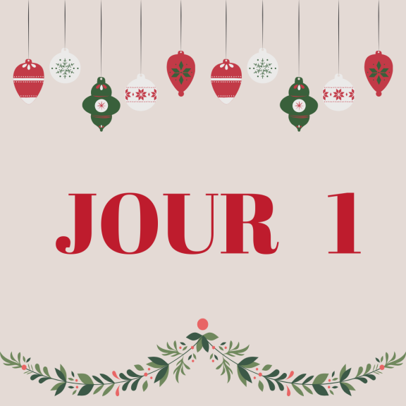 Calendrier de l&#039;Avent - Gagnant(e) du Jour 1