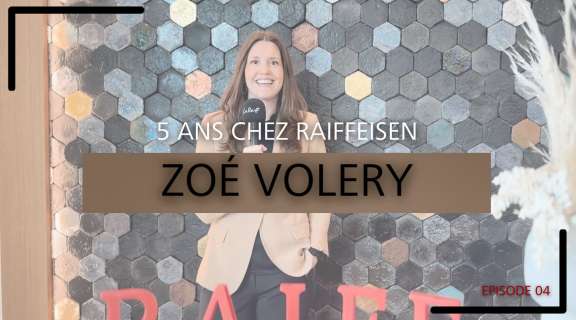 Cinq ans de service auprès du Groupe Raiffeisen pour Zoé Volery