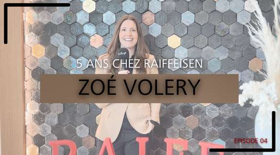 Cinq ans de service auprès du Groupe Raiffeisen pour Zoé Volery