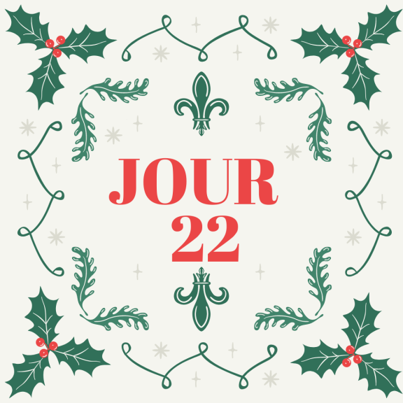 Calendrier de l'Avent - Gagnant(e) du Jour 22