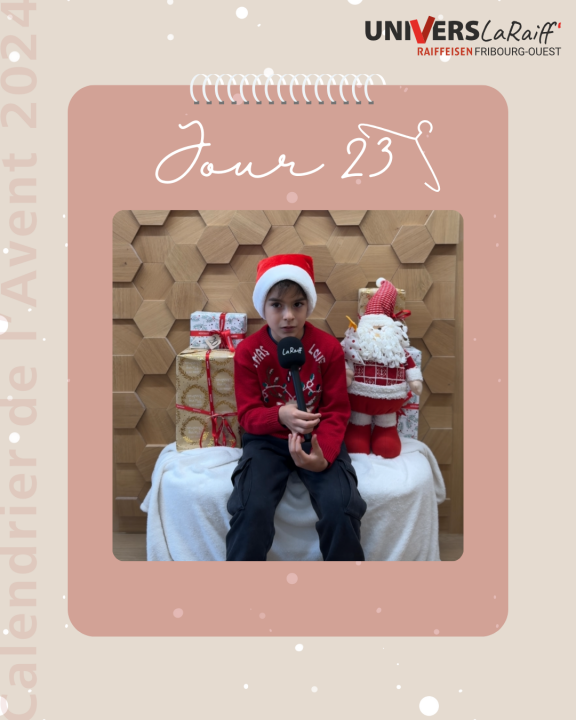 Calendrier de l'Avent 2024 - Gagnant(e) du Jour 23