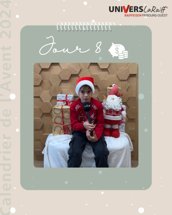 Calendrier de l'Avent 2024 - Gagnant(e) du Jour 8