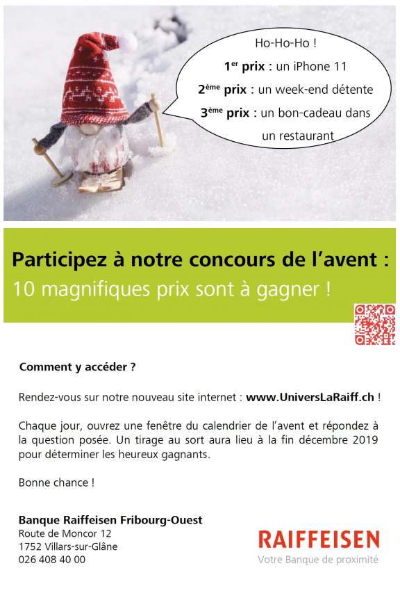 Calendrier de l&#039;avent 2019