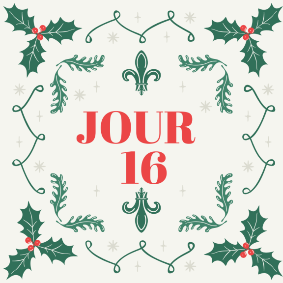 Calendrier de l'Avent - Gagnant(e) du Jour 16