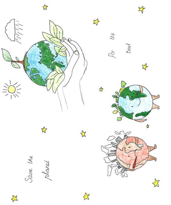 Résultat du concours de dessin « Donner un avenir à la terre »