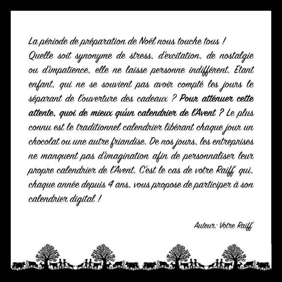 Calendrier de l'Avent 2024 - Gagnant(e) du Jour 8