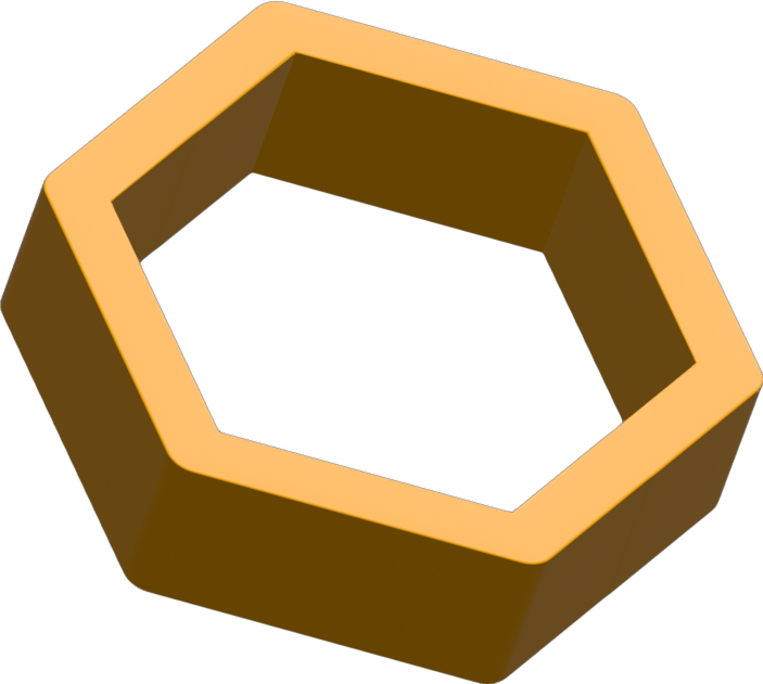 Hexa decoration
