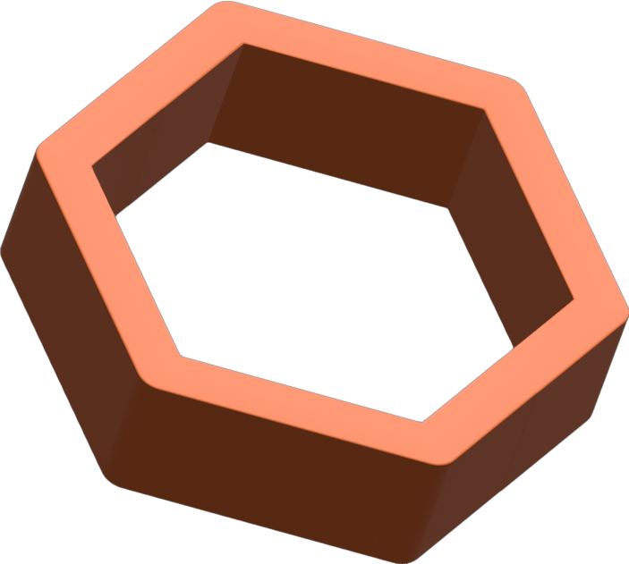 Hexa decoration